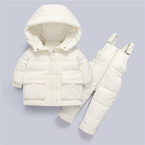 Toddler Snaget baby Girls Boys 2022 Zimska gusta topla kaputa snijeg snijeg hlače i jakne Bib zimska topla