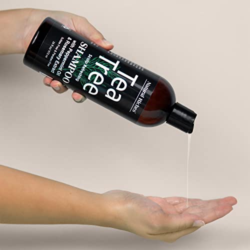 Natural Riches Tea Tree šampon - specijalni šampon za ulje čajevca bori se protiv peruti sa čistim uljem čajevca