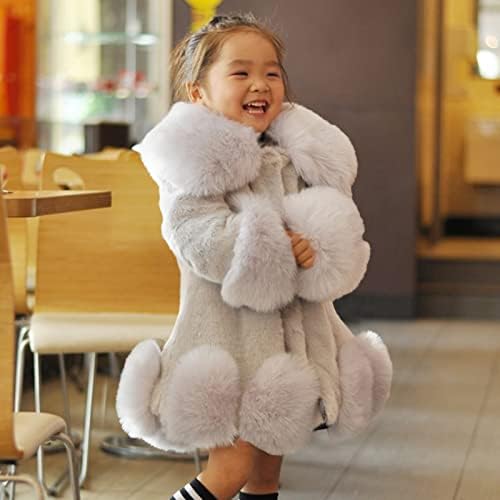 Dječja jakna za djevojke Jesen Zima dijete dječje djece Fleece ovratnik Soild Jacket topla vunena jakna za djecu