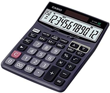 Casio DJ-120D Business Desktop kalkulator sa čekom i tačan, crna