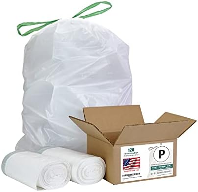 SimpleHuman kompatibilni kod P, izrađen u SAD-u, 120 brojeva, prilagođenim vrećicama za smeće Custom