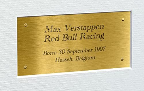 12x8 A4 Max Verstappen Red Bull Autographed potpisan foto fotografija okvir za slike F1 Formula