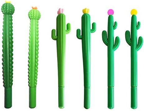 Set od 6 barel kaktusa olovke Saguaro Cactus olovke Gel olovke Slatka stacionarne suvenirene olovke jugozapadne