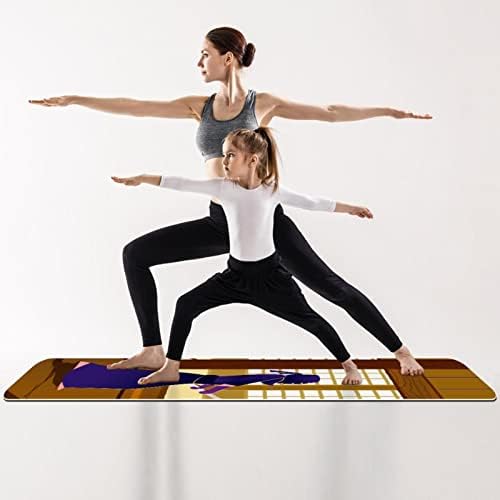 Japanski Kendo Dojo Extra Thick Yoga Mat - Eco Friendly Non - slip Vježba & fitnes Mat Vježba Mat za sve