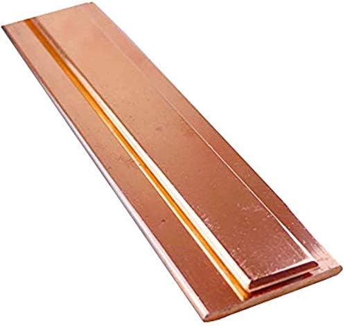 HaveFun Metal Bakar folija bakar lim 1kom 100mm / 3. 9-inčni T2 CU metalni plosnati bar Panel DIY