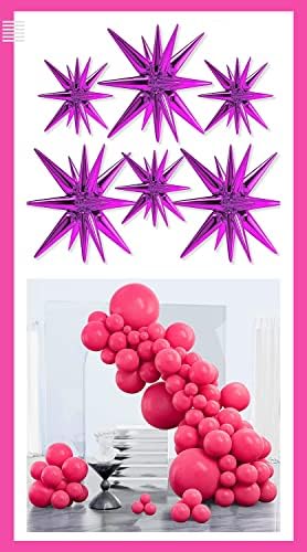 Partywoo Hot Pink Balloons 85 kom i ružičaste ružičaste balone 6 kom
