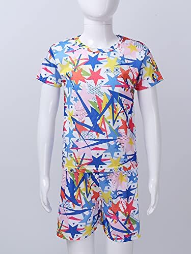 Kaerm Kids Boys Girls Atletic Sportwer Disable T-majice Vrh s kratkim dno ljetnim odjećom