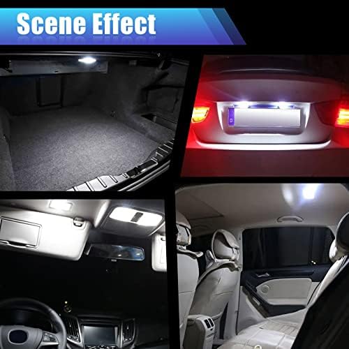 YOGEIER Car LED sijalica, auto LED kombinovani Set od 24 kompleta, koristi se za unutrašnja svjetla automobila,
