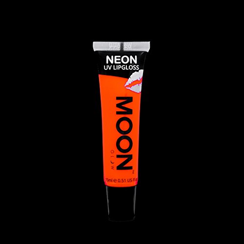 Moon Glow-Blacklight Neonski sjaj za usne– 15ml crvena jagoda-mirisan i svijetli pod UV/Blacklight!