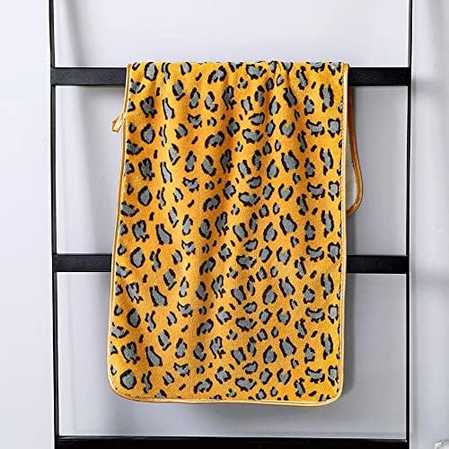 Ytyzc Leopard Print Fought ručnik za kupanje za odrasle kuhinjom kuhinjske krpove mikrovlakana