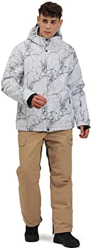 YEEFINE muško skijaško odijelo skijaška jakna i hlače Set vodootporno snježno odijelo na otvorenom
