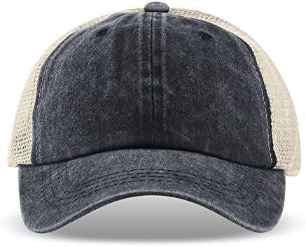 3 pakovanja kamionskih šešira za muškarce/žene-oprana bejzbol kapa za sportove na otvorenom-Vintage