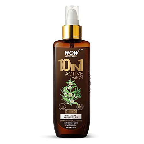 WOW Skin Science 10 u 1 ulje za kosu - suha oštećena kosa i rast ulje za liječenje kose - ima