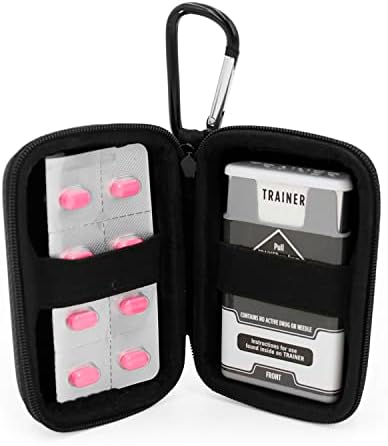 CASEMATIX zaštitna torbica za nošenje kompatibilna sa dva Auvi Q Epipen injektora ili zaliha za alergije, uključuje