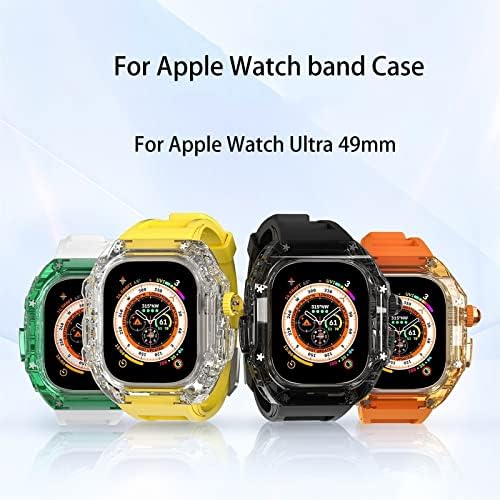 AEMALL za Apple Watch Ultra 49mm Band Case Series 8 7 6 5 4 SE Band narukvica remen za remen mod mod