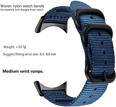 Uraltag Watch Bands kompatibilni sa Google Pixel Watch-om, prozračima nadograđenim najlonskim pikselnim