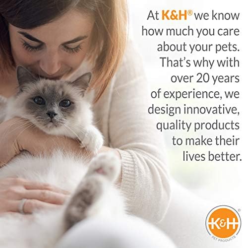 K & H PROIZVODI PET Termo-kitty Moda Pljusak u zatvorenom grijanom krevetu za grijanje, grijani