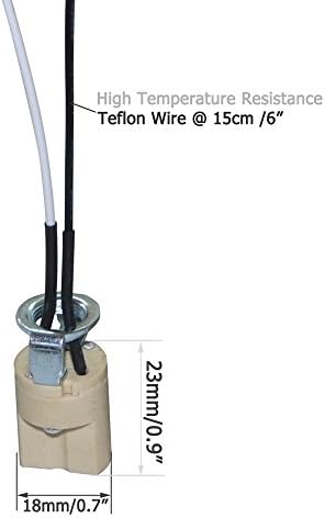 G9 utičnica, keramička G9 lampa za sijalicu, G9 Bi-pinska utičnica sa žicom za G9 bazu halogena žarulja sa žarnom