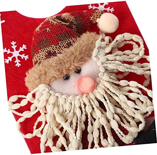 Tofficu 2pcs božićna tkanina vrata visina za božićka ukrasna vješalica za božićna vješalica za božićna