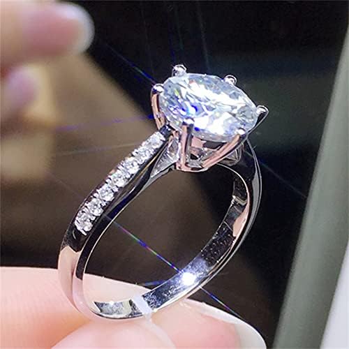 2023 Novi ženski cirkonski dijamant personalizirani prstenovi za angažman princeze šarene