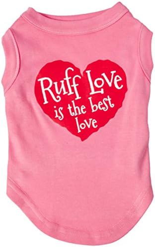 Mirage proizvodi za kućne ljubimce Ruff Love Exit Print Majica Bright Pink Med