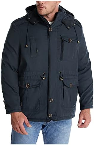 ADSSDQ muški jakni, trendy kaputi za odmor Muški zimski plus veličina FIT FIT WINDOVROFOFR jakna Zipfront