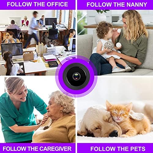 Tangxi Smart Home Security WiFi kamera, 1080p zatvorena sigurnosna kamera, mini široko ugao za bebe nadzor