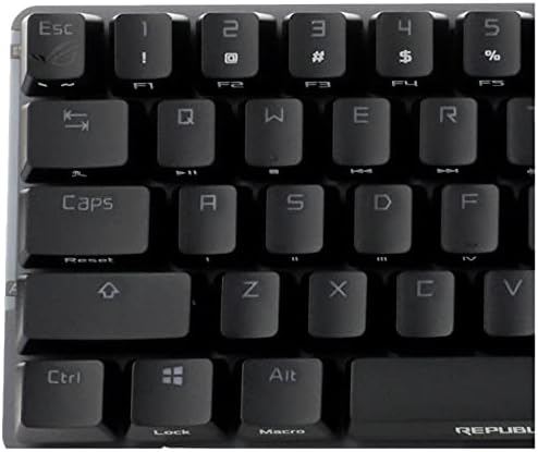 ASUS ROG Falchion Wireless 65% mehanička tastatura za igre / 68 tastera, Aura Sync RGB, produženo trajanje baterije, interaktivni dodirni Panel, PBT poklopci za ključeve, Cherry MX crveni prekidači, poklopac tastature
