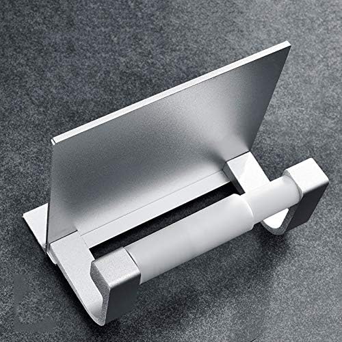 GENIGW držači toaletnog papira prostor Aluminijum multifunkcionalni držač za odlaganje police za kupatilo polica