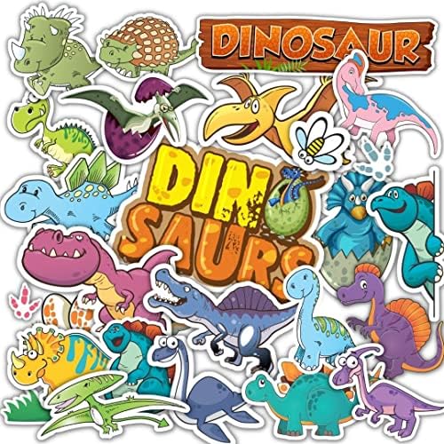 HK Studio Dinosaur naljepnice za dječake i djevojčice - 77 kom, lakim kore i stick dinosaur