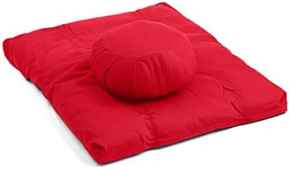 Yogavni meditacijski komplet za mediciju - okrugla heljda ispunjena zafu Meditacijski jastuk