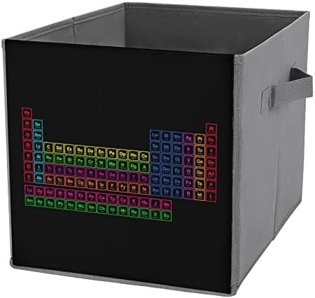 Rainbow hemijski Element velike kocke kante za skladištenje sklopive platnene kutije za odlaganje Ormara