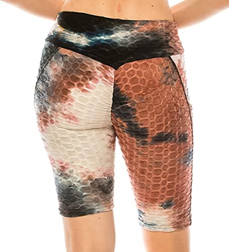 LA12ST ženske kratke hlače za treniranje brazilske teksturirane guze tajice za bicikliste anticelulit