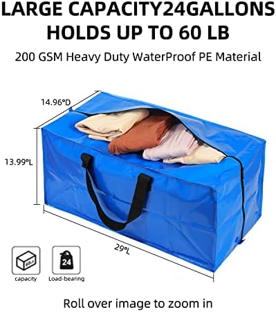 Pokretne torbe Teška, ekstra velike vrećice za pakiranje za kretanje, plastični pokretni točke za višekratnu