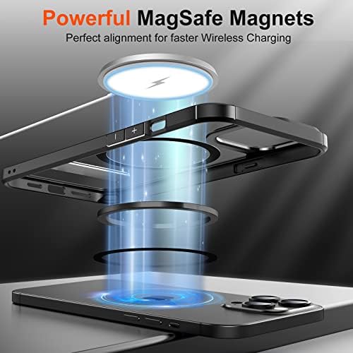 Superone Bundle odgovara Magsafe Auto brdo & Defender MAG siguran futrov za iPhone 13 pro max sa postoljem