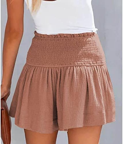 Ženske kratke kratke hlače za visoke struke Elegantne planinarske gaćice sa džepovima Ljetne