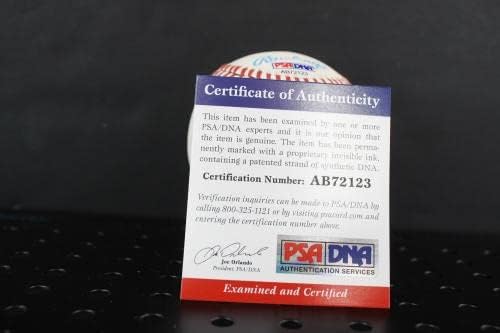 Lou Boudreau potpisao je bejzbol autogram Auto PSA / DNA AB72123 - AUTOGREMENA BASEBALLS