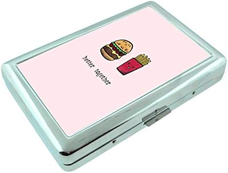 Bolje zajedno Em27 Hip Srebrna kutija za cigarete ID držač metalni novčanik 4 X 2.75 RFID zaštita