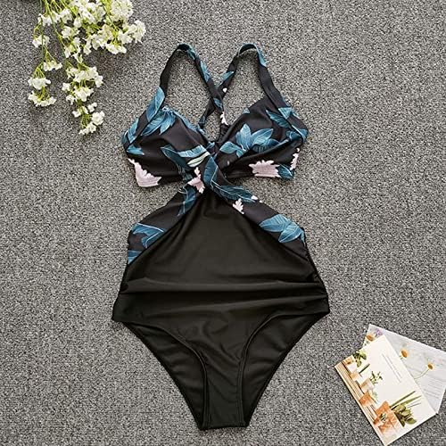 Ženska kupaći kostim jednodijelni Slimfit Tummy Control V izrez Floral 2023 ljetna plaža Trendi Ležerni kostimi