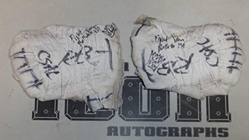 King Mo 2x potpisan Bellator 131 borba istrošene rukavice za ruke PSA / DNK COA UFC rukavice sa automatskim