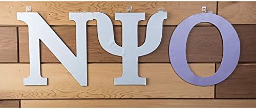 Nedovršena drvena slova, grčko slovo N za Nu