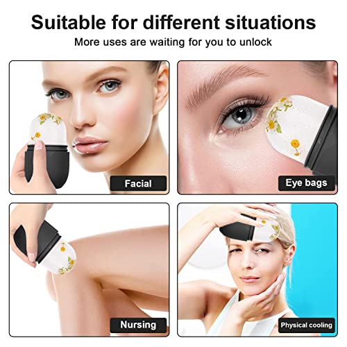 Ice Roller za lice i oči, masaža lica sa silikonskim kalupima za LED, alati za njegu kože sa