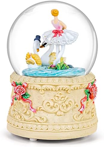 Ballerina Sning Globe Music Box - Swan Jezero poklon za ženu Devojka kćerkinje Rođendan Božić za valentinovo