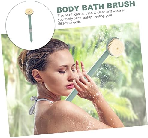 BEAVORTY 3pcs ručka četkica za kupanje karoserija Sponde Body Clear Body Sunges Body Massager Brush Spužva
