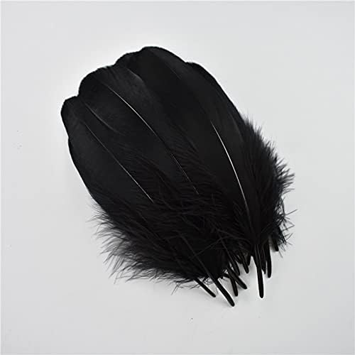 20 kom crno Fazansko perje za zanate dekoracija za svadbene zabave kurac guska nojevo pero DIY dodatna oprema