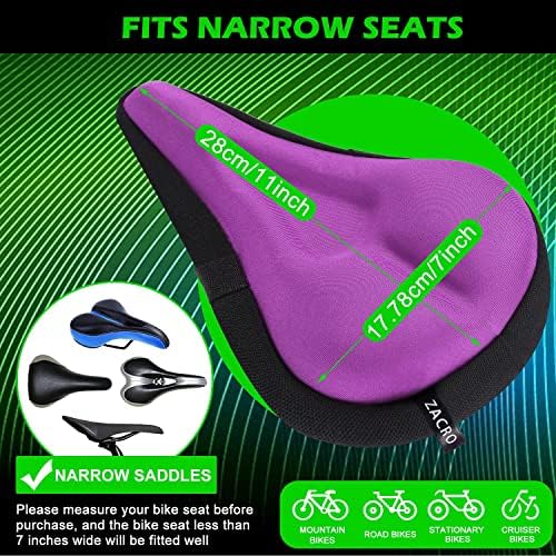 Zacro Bike Seat jastuk-podstavljeni gel Bike Seat Cover za muškarce & Womens Comfort, kompatibilan
