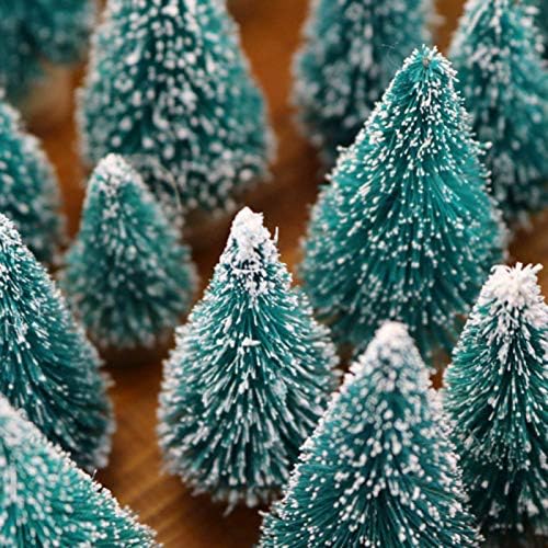 Walbest Mini božićna stabla, 8pcs Mini božićna stabla Snježna bora Xmas party ornament ukras za odmor