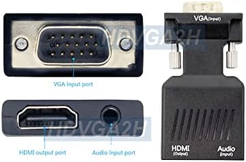 Plug-and-reproducirajte VGA u HDMI video pretvarač sa audio unosom