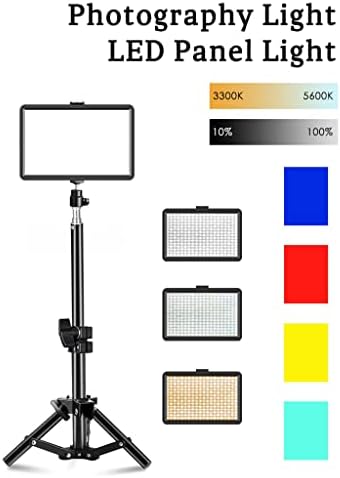 LMMDDP 8 inčni fotografija zatamnjena lampica za ravne ploče 3300-5600K LED video svjetlo za streaming