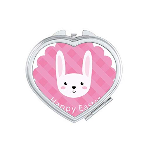 Sretan Uskršnji festival Bunny uzorak zrcalo Putno povećanje Prijenosne ručne džepne šminke